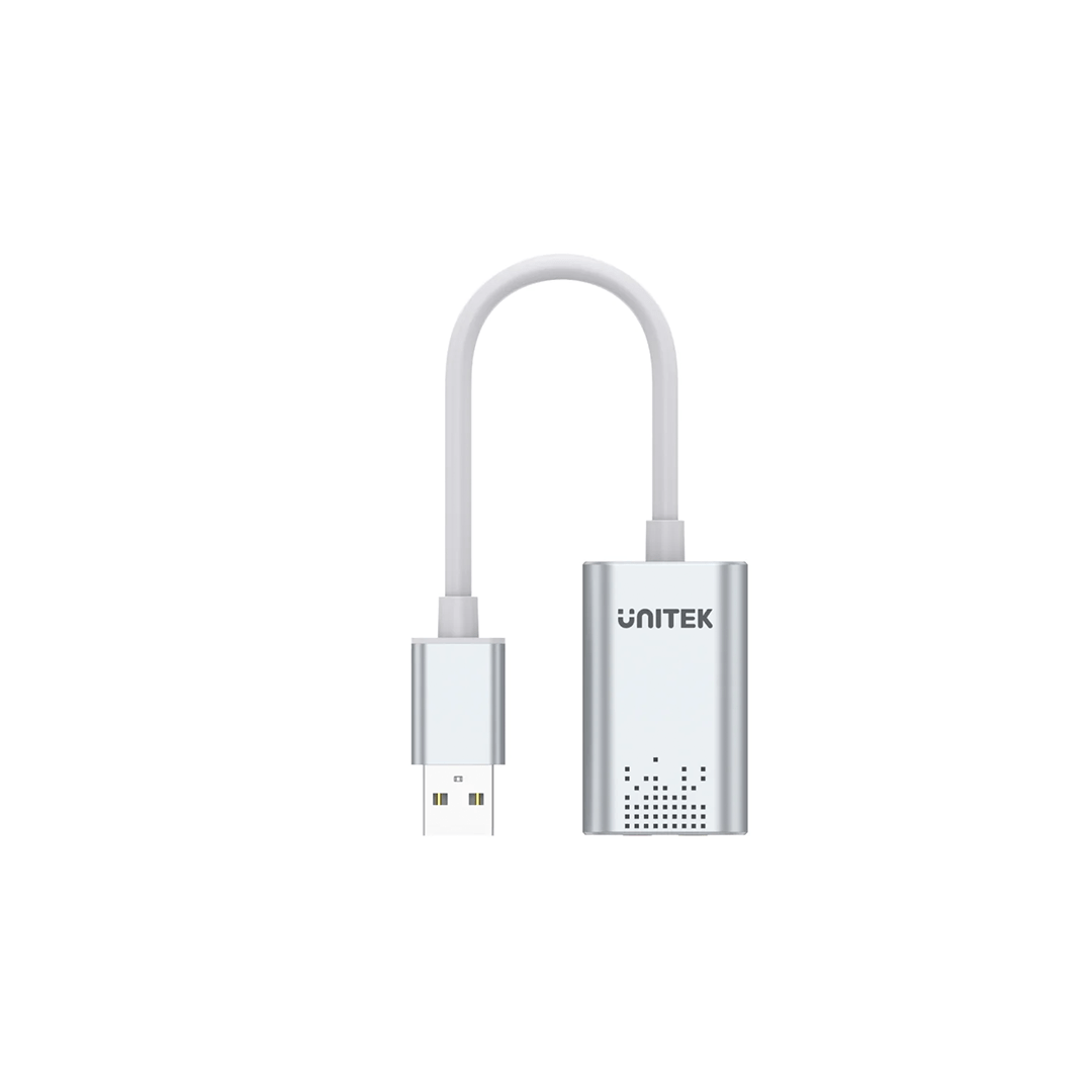 Unitek USB 2.0 External Sound Card Adapter for Stereo Audio in Qatar Unitek USB 2.0 External Sound Card Adapter for Stereo Audio in Qatar